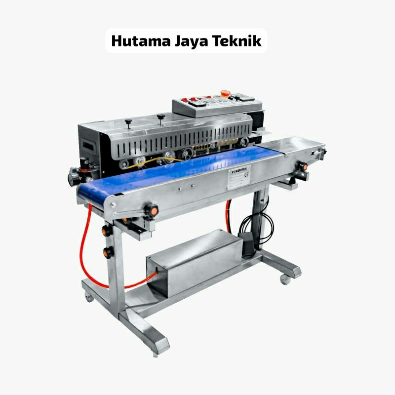 Mesin Pengemasan Makanan dengan Nitrogen Nitrogen & Vacuum Band Sealer With Solid Ink Printer (Paint
