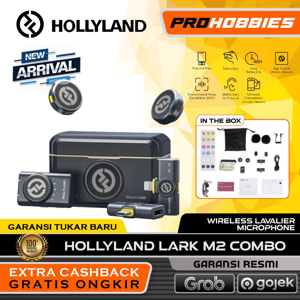 Hollyland lark M2 Wireless Lavalier Microphone lark M 2