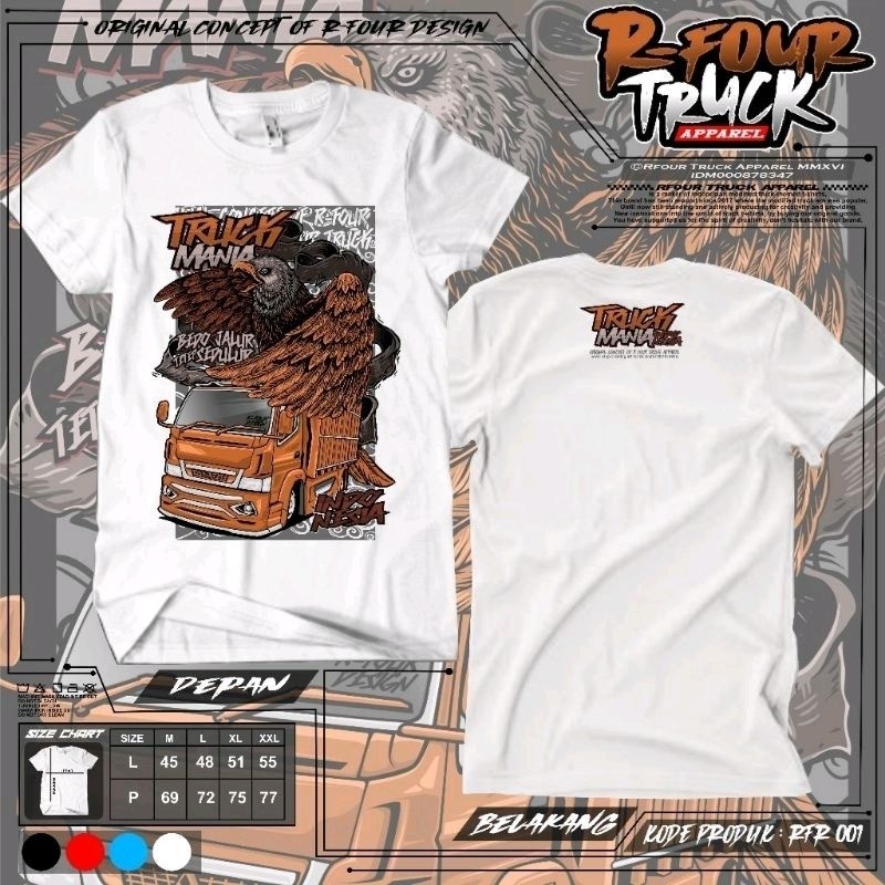 RFR 001 KAOS TRUK MANIA KAOS TRUK OLENG KAOS TRUK DEWASA