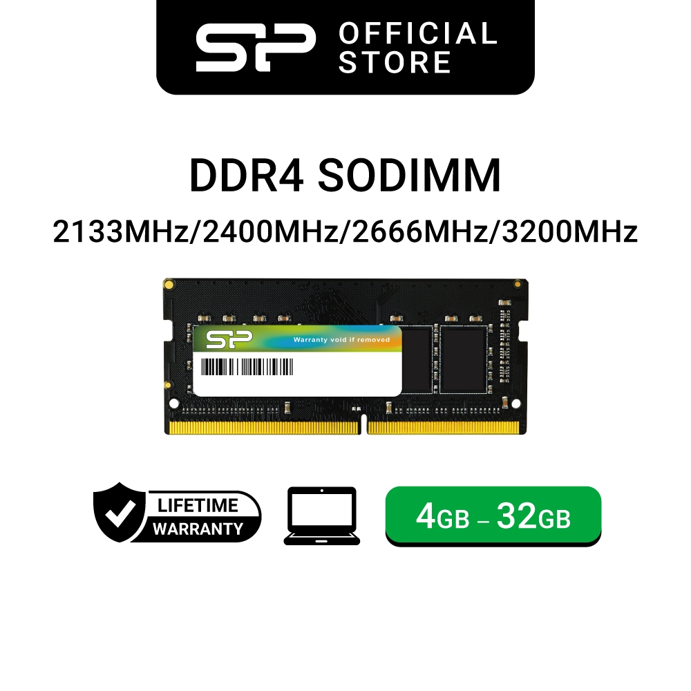 Silicon Power DDR4 3200MHz CL22 SODIMM RAM Laptop 8GB 16GB 32GB
