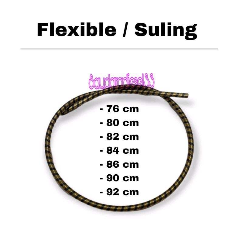 Flexible Shaft Selang Mesin Potong Rumput