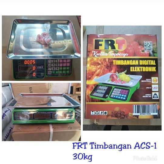 Timbangan digital 30kg FRT ACS 1. Timbangan Buah, Telor, Daging, Sayur DLL.