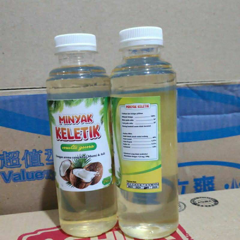 

Minyak Keletik Premium / Minyak Kelapa Asli 250ML Murni 100% / Kletik / Kelentik Lentik COD Minyak