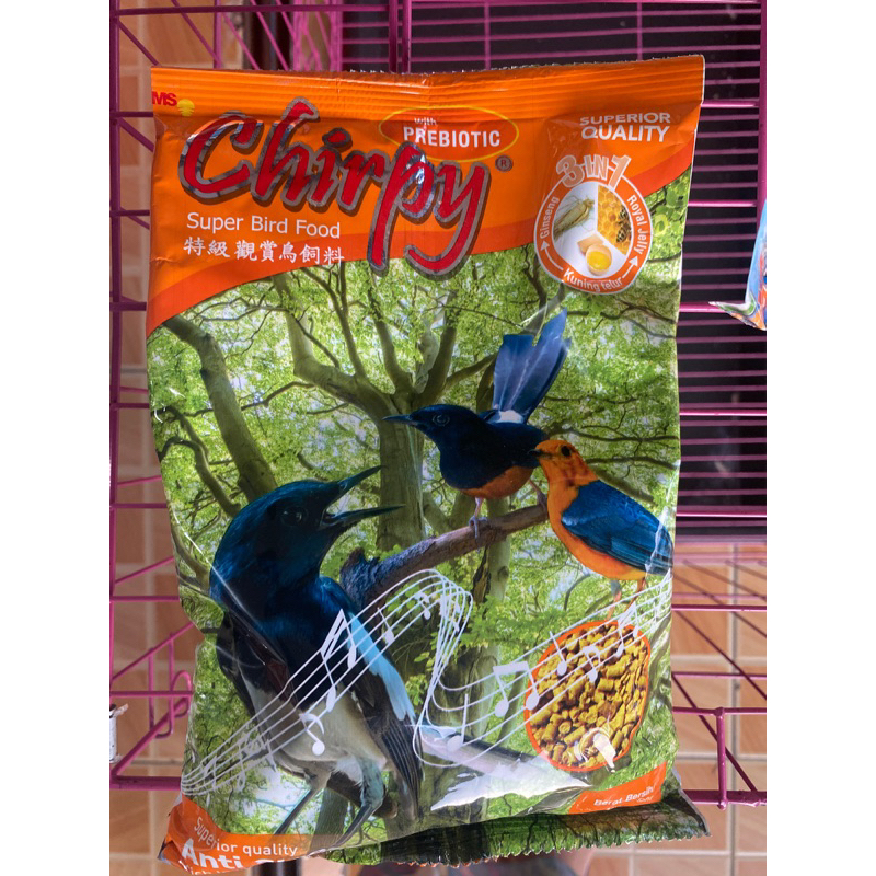 CHIRPY KUNING/3in1 pakan chirpy/pakan burung