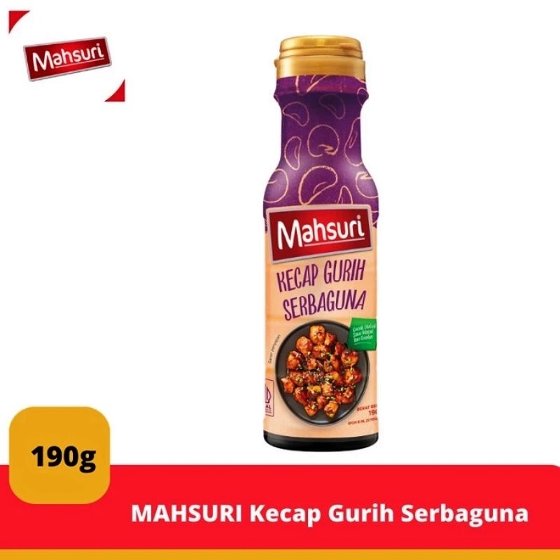 

Mahsuri KECAP GURIH SERBAGUNA BOTOL 190 gram