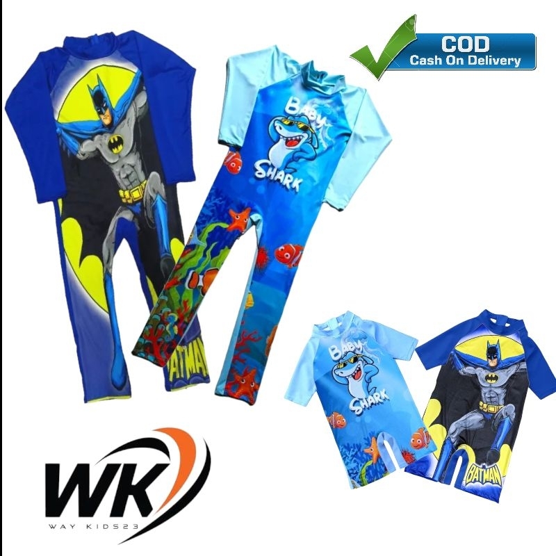 TERBARU baju renang anak laklaki cowok karakter 1-13thn