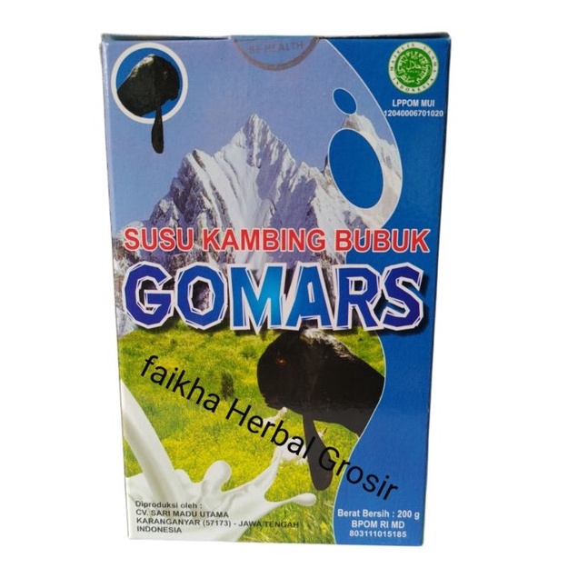 

MODEL SP453 Gomars Susu Kambing Ettawa kemasan Kotak