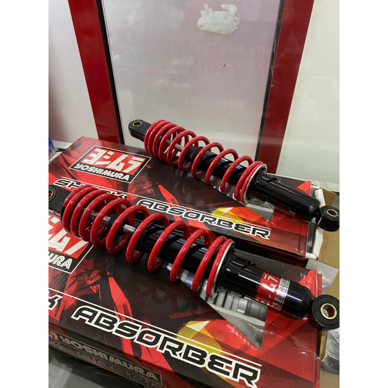 shock yoshimura 340mm red black