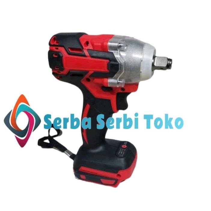 CORDLESS IMPACT WRENCH 520.NM BRUSHLESS JAPAN TEKNOLOGI MESIN BOR IMPACT WRENCH BATERAI
