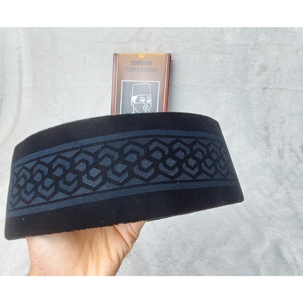 Songkok Awing Sakinah Laser Diamond / Awing Peci Motif Laser