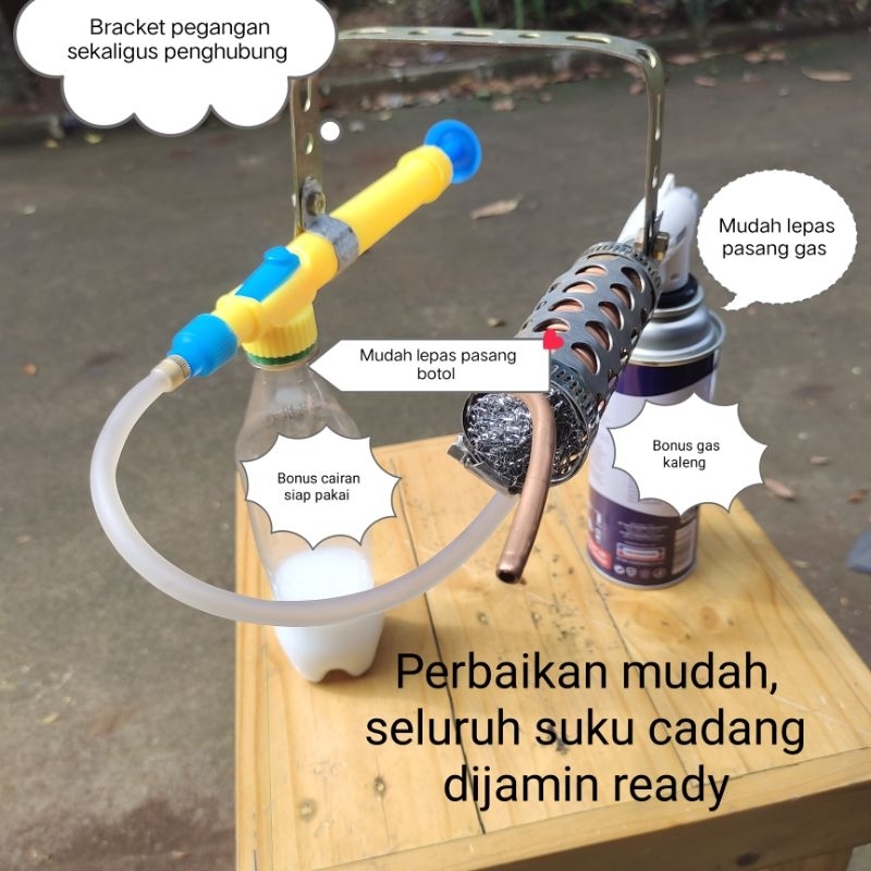 Alat fogging nyamuk super mini cocok untuk rumahan kit praktis pengasapan