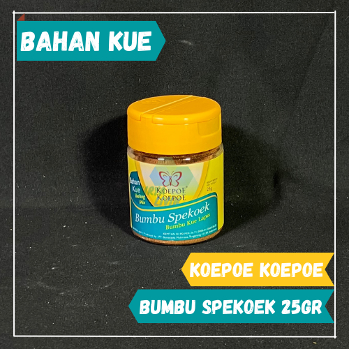 

Bumbu Spekoek Koepoe Koepoe 25gr / Bahan Kue / Bumbu Kue Lapis