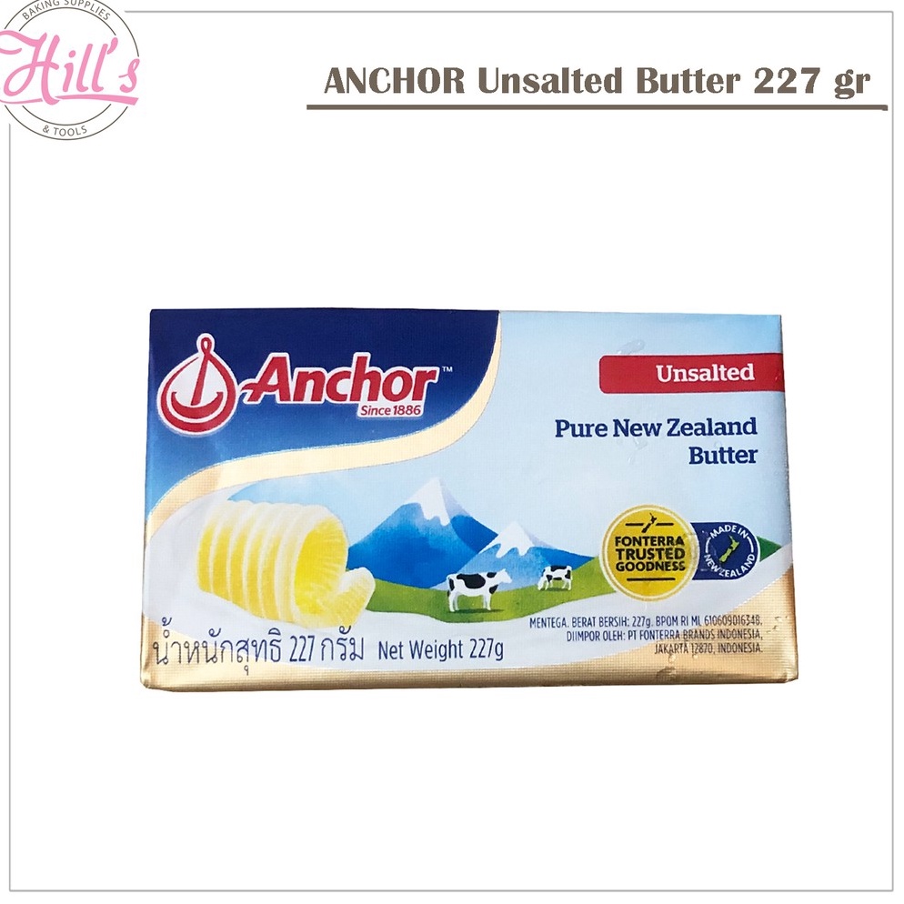 

TIPE CMV68 PROMO MURAH ANCHOR UNSALTED BUTTER 227gr MENTEGA TAWAR ANCHOR PATS 227 gr MPASI