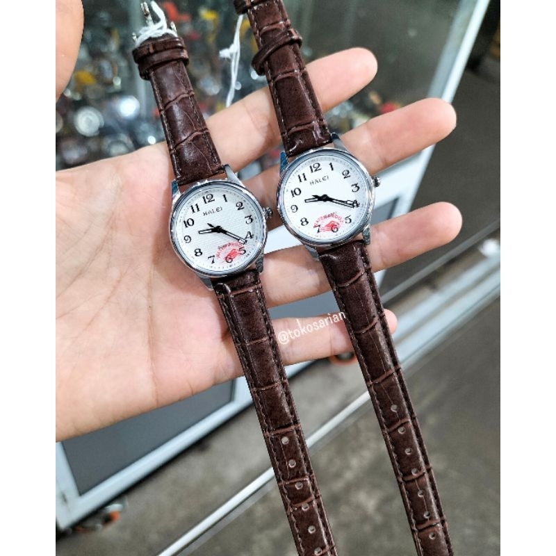 Jam Tangan Halei Original Bergaransi Jam Tangan Wanita Tali Kulit