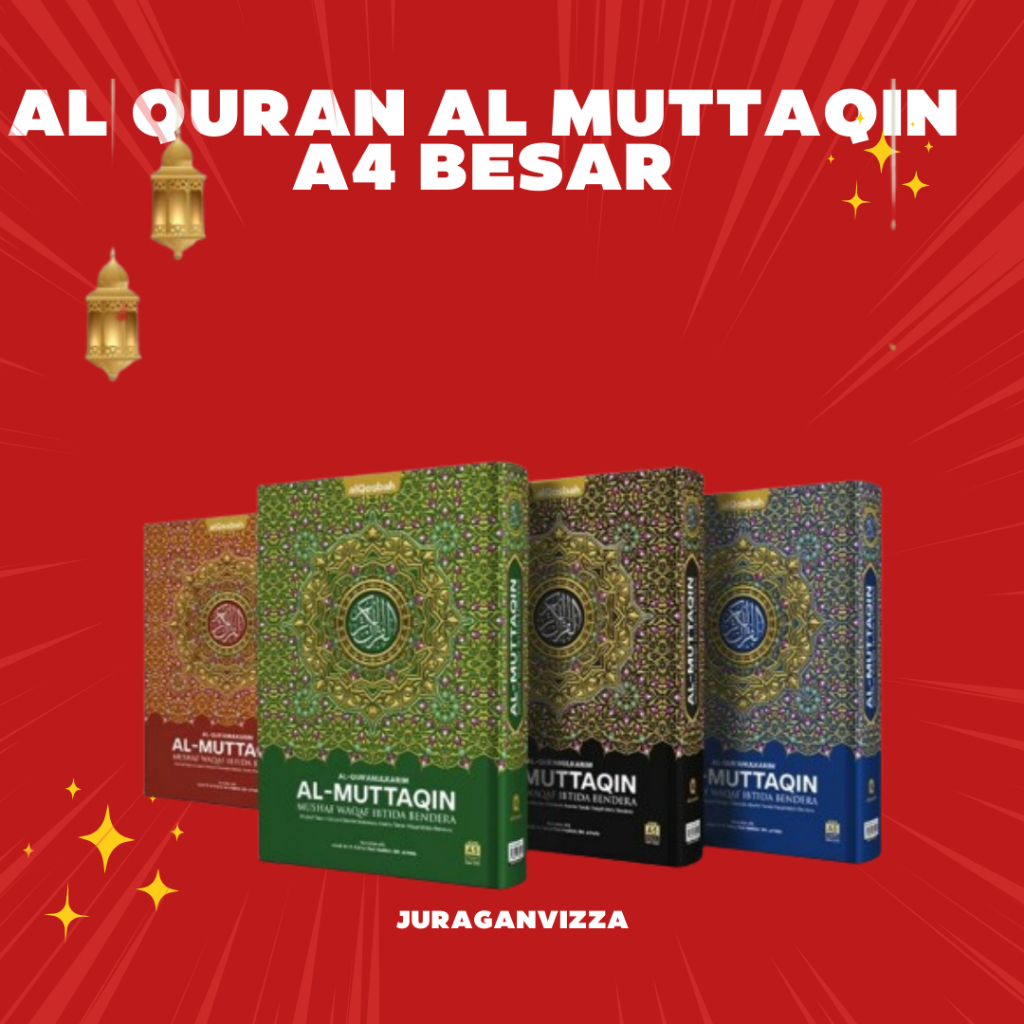 AL MUTTAQIN A4 BESAR WAQAF IBTIDA BENDERA WARNA