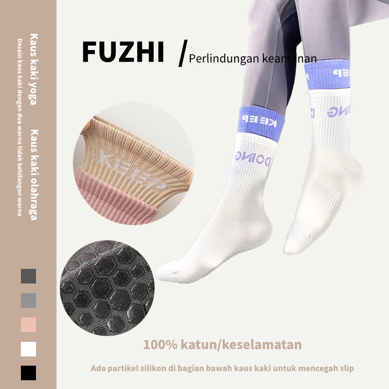 Kaos Kaki Anti Slip Dewasa/Kaos Kaki Balet/Kaos Kaki Poundfit Original/Pilates Socks