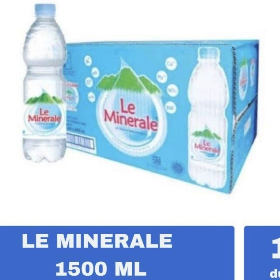

Le minerale 1,5 liter