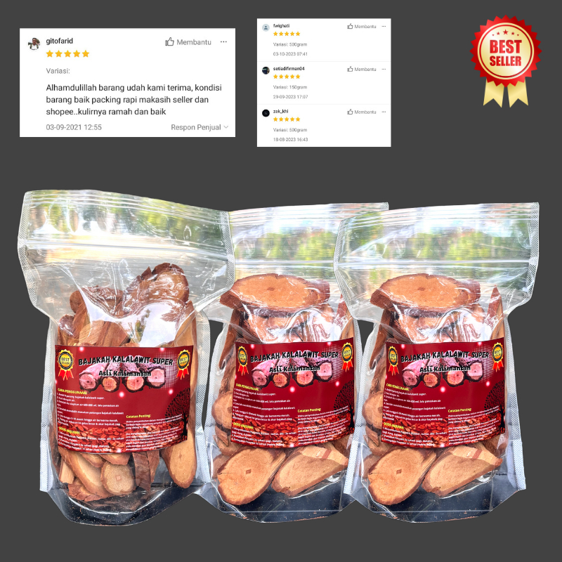 

Akar Kayu Bajakah Kalalawit Merah Super 500gr | AKAR BAJAKAH ASLI KALIMANTAN KUALITAS PREMIUM | KAYU BAJAKAH ASLI KALIMANTAN | Akar Bajakah 500-gr Asli kalimantan Kalalawit Merah | Akar Kayu Bajakah merah 100% original | AKAR BAJAKAH OBAT KANKER TUMOR