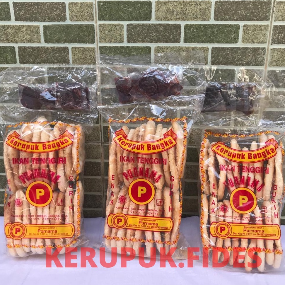

MODEL SZU536 Kerupuk Kemplang Oval Bangka Merk Purnama Isi 18 2 Pcs Mantap Gurih Enak