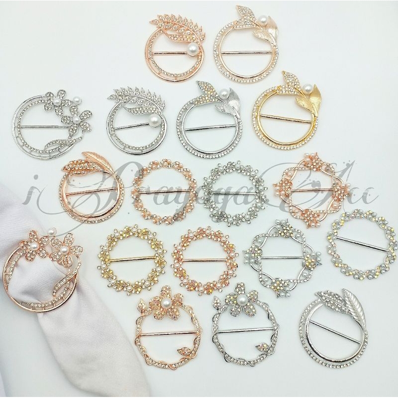 Ring Hijab | Ring Kerudung | Ring Polos | Ring Gesper | Ring Buttonscarves | Bros Cincin Aksesoris F