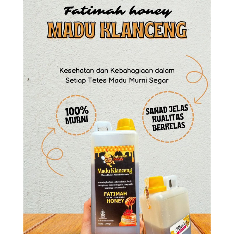 

Madu Klanceng 1kg
