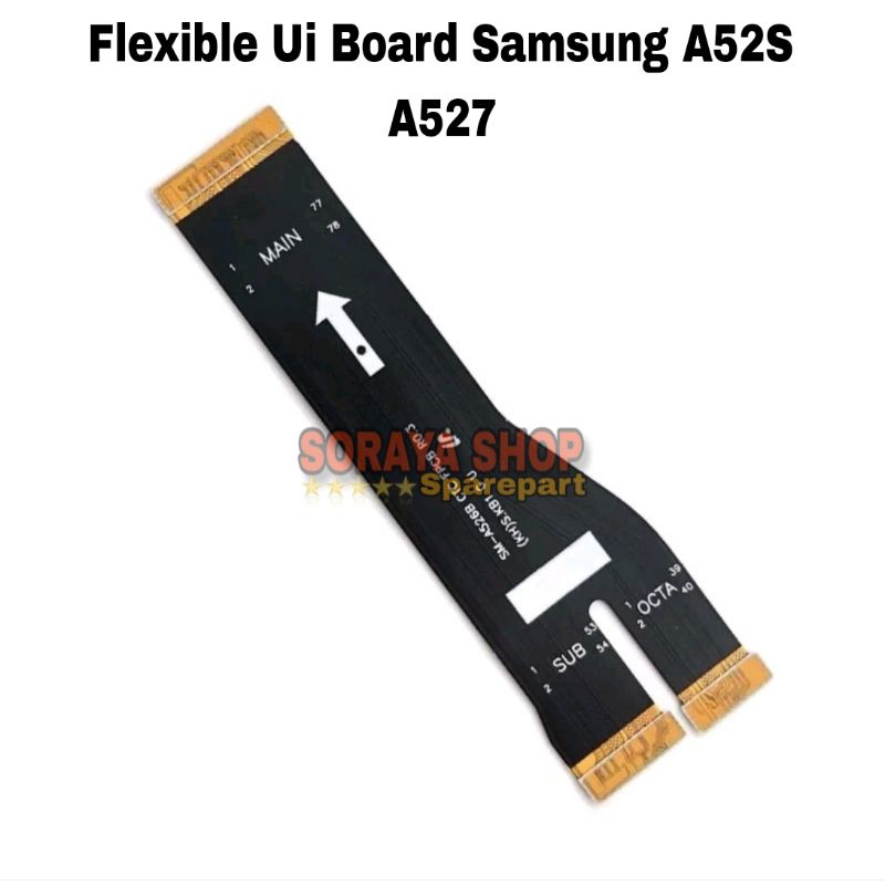 Flexible Ui Board Samsung A52S A527 Flexible Tengah MainBoard