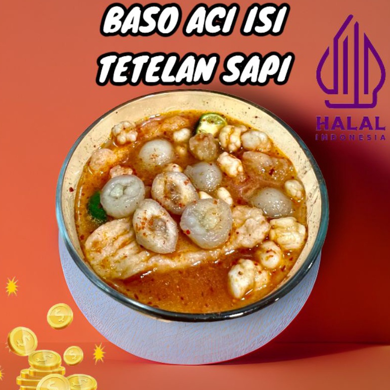 

TIPE MCA95 PAKET 1 BUNGKUS BASO ACI ISI TETELAN DAGING