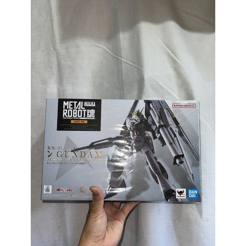 Metal Robot Spirits RX-93 V Gundam Double Fin Funnel Type Hi Nu Bandai (No Metal Build)