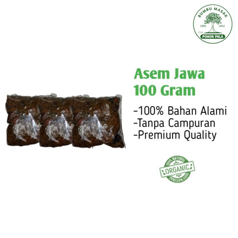 

Asam Jawa Asli 100 gram (tanpa campuran) Bumbu masak bumbu dapur