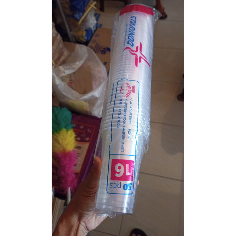 gelas cup starindo 16oz datar