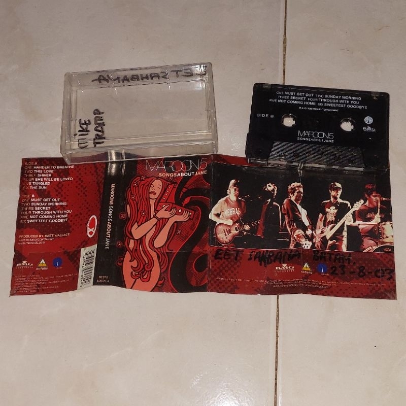 kaset barat original MAROON 5-Songs About Jane