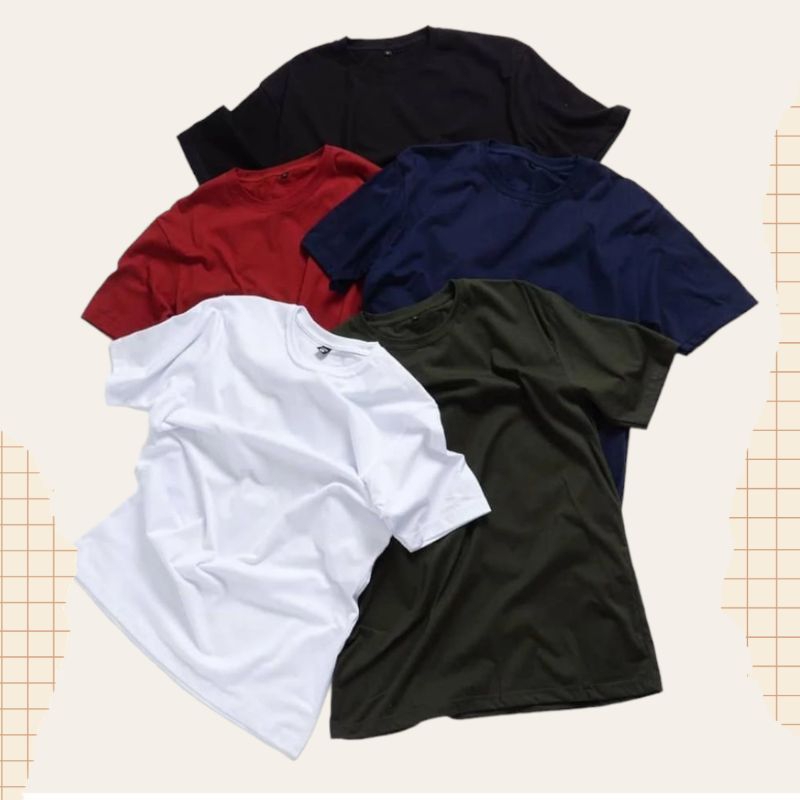 Murah Kaos Polos Cotton Combed (reject)