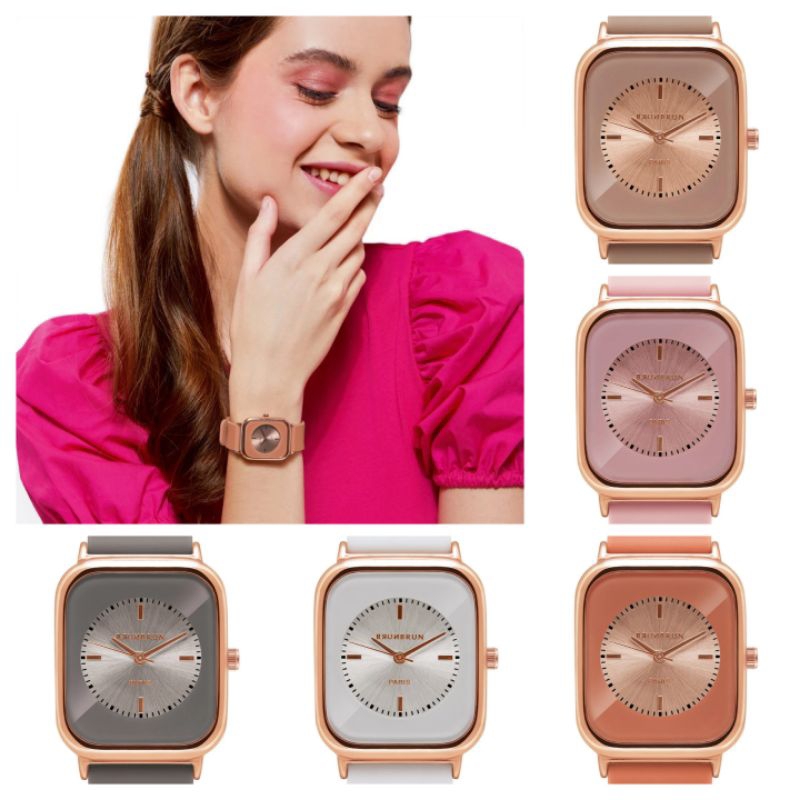 JAM TANGAN WANITA SOPHIE MARTIN FRANDA BRUNBRUN PARIS 10 PILIHAN WARNA CANTIK