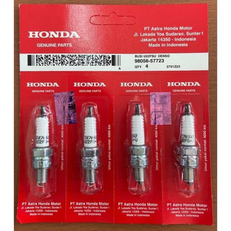 Busi pendek Honda grand/Supra lama/Supra fit new/Revo lama/legenda/prima/star