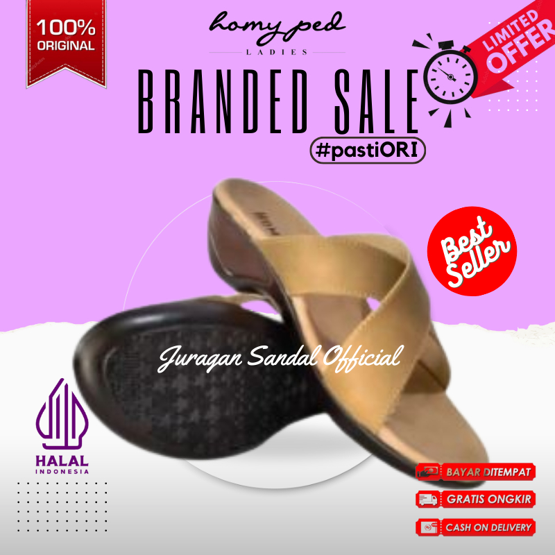 Sandal Wanita Homyped | Homyped Kanza N Series | Sandal Flat Wanita | Original | Sandal Cewek