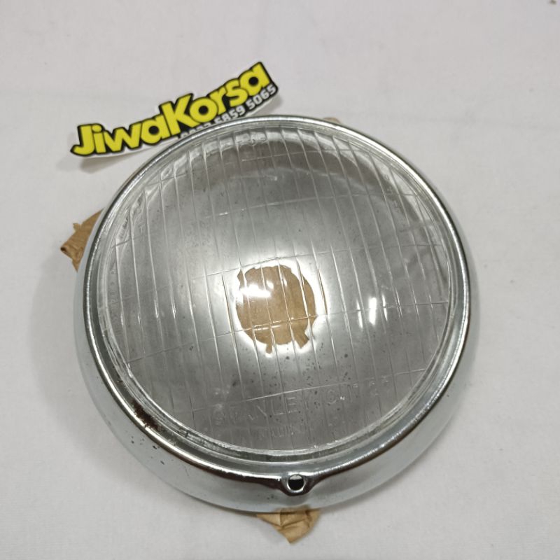 Replektor headlamp head lamp lampu depan original honda gl100 gl125 gl 100 gl 125 stanley 6.1720 mad