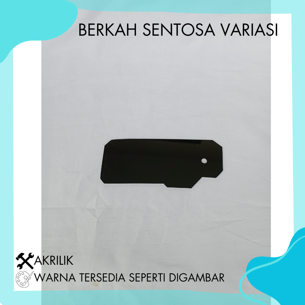 MUDFLAP AKRILIK R15 V3 ( SEPASANG 2PCS ) PENAHAN LUMPUR R15 V3 AKRILIK HITAM SMOKE