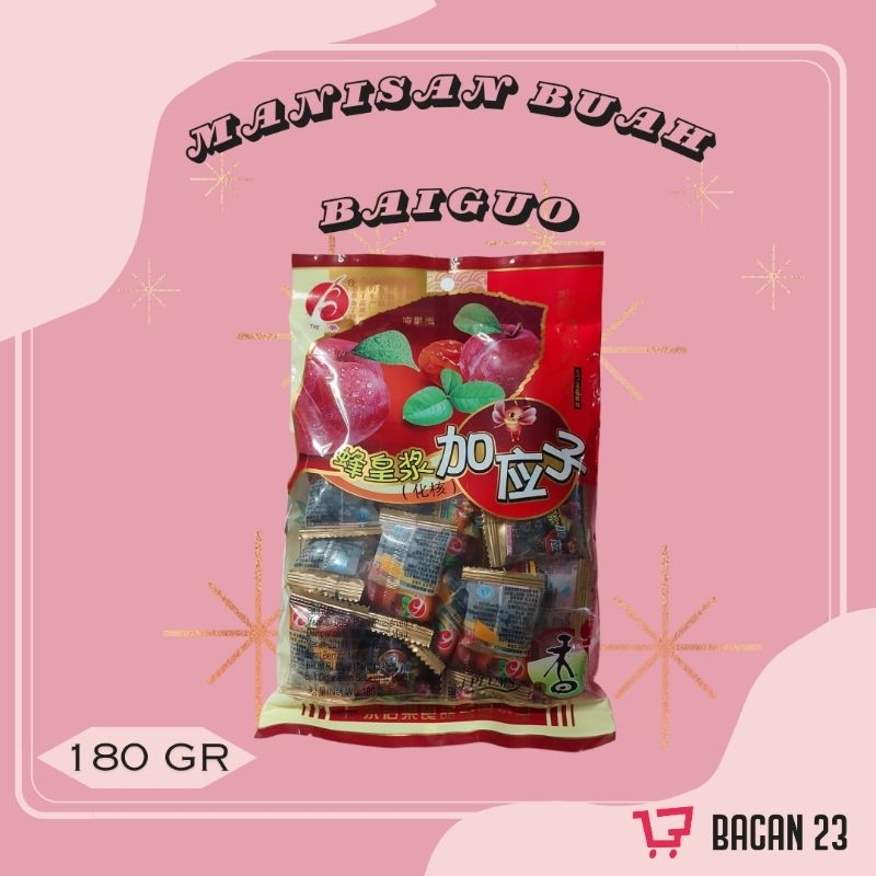 

Manisan Buah Baiguo 180 Gr / Manisan Plum / Manisan Imlek / Bacan 23