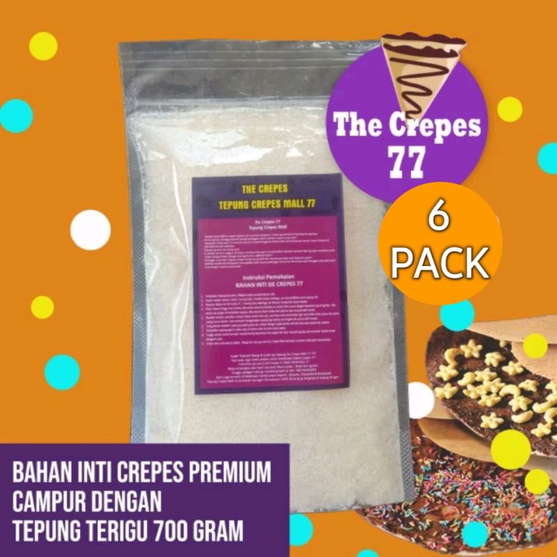 

BAHAN BIANG INTI THECREPES77 300gr [ 6 PACK ]