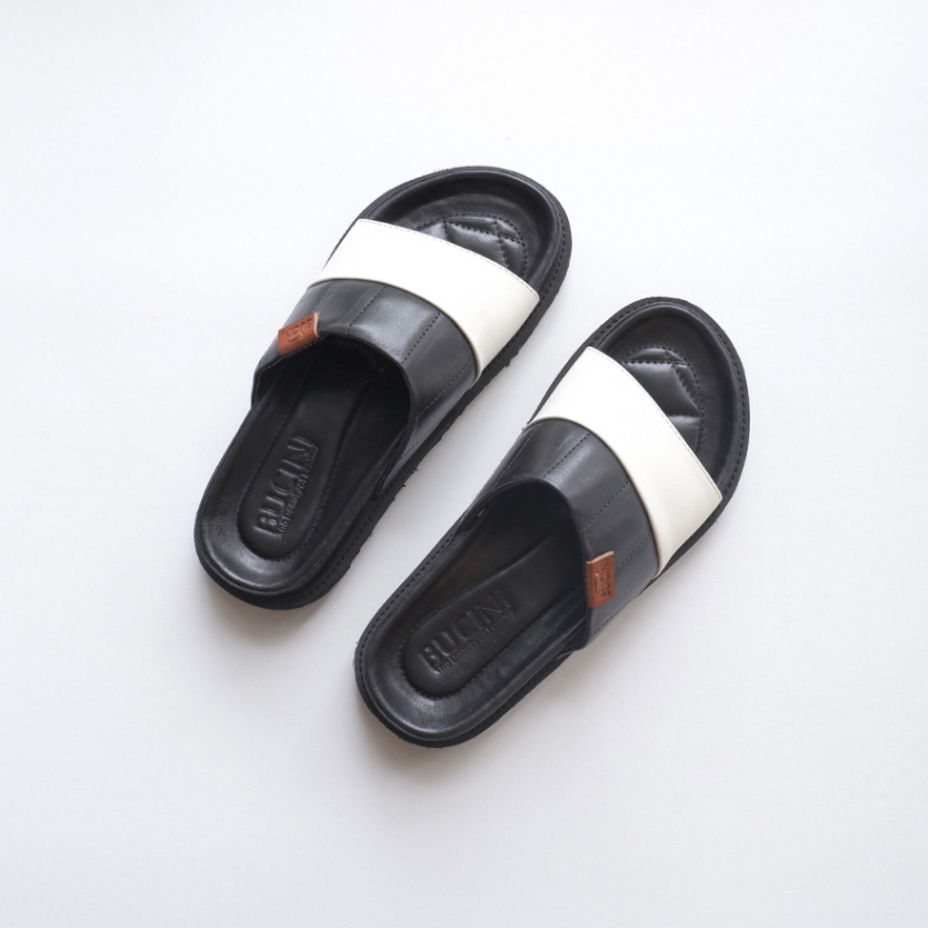 Sandal Slop Wanita Kulit Asli Premium | BUCINI GV 213 A