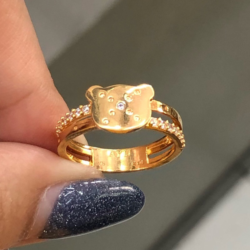 L16 KO- CINCIN BEAR BERUANG 2.7GR KADAR 375 UKURAN 12