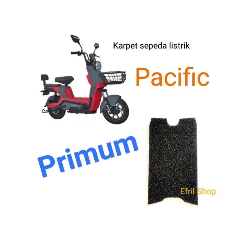 Karpet sepeda motor listrik Pacific Primum