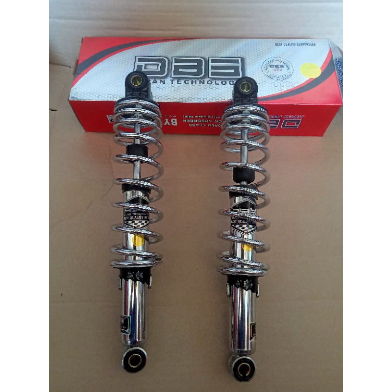 sok shock shockbreaker belakang DBS ukuran 340mm chrome/chrome