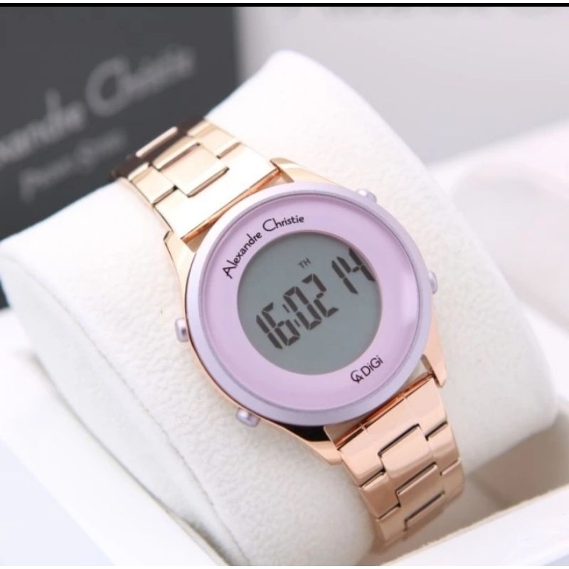 Alexandre Christie 9363 Wanita Rantai Stainless Original