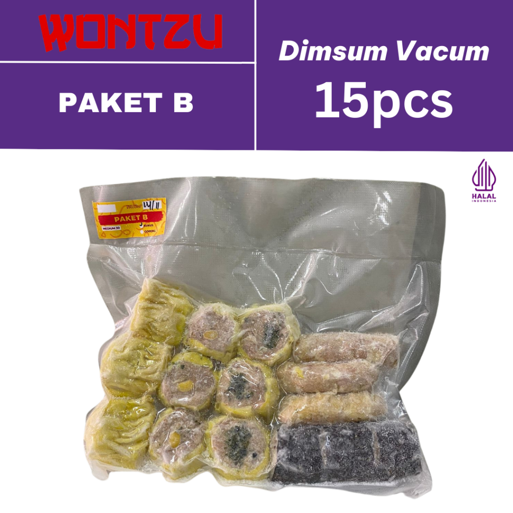 

Dimsum Mix - Udang, Ayam, Siomay Nori, Cumi, Hisitkau - 15 Pcs