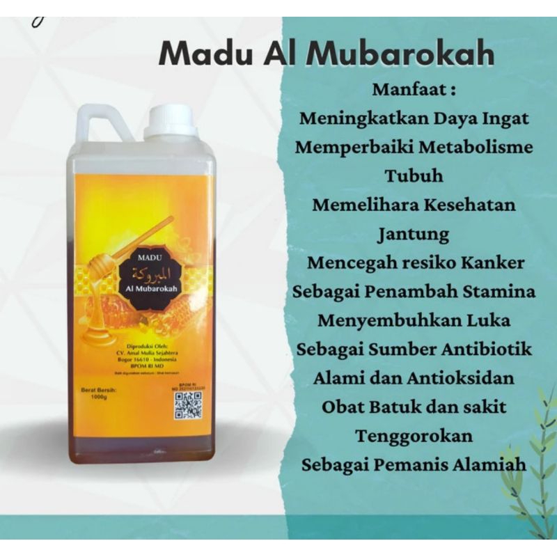 

Madu Hutan Al Mubarokah 1 kg Kalimantan