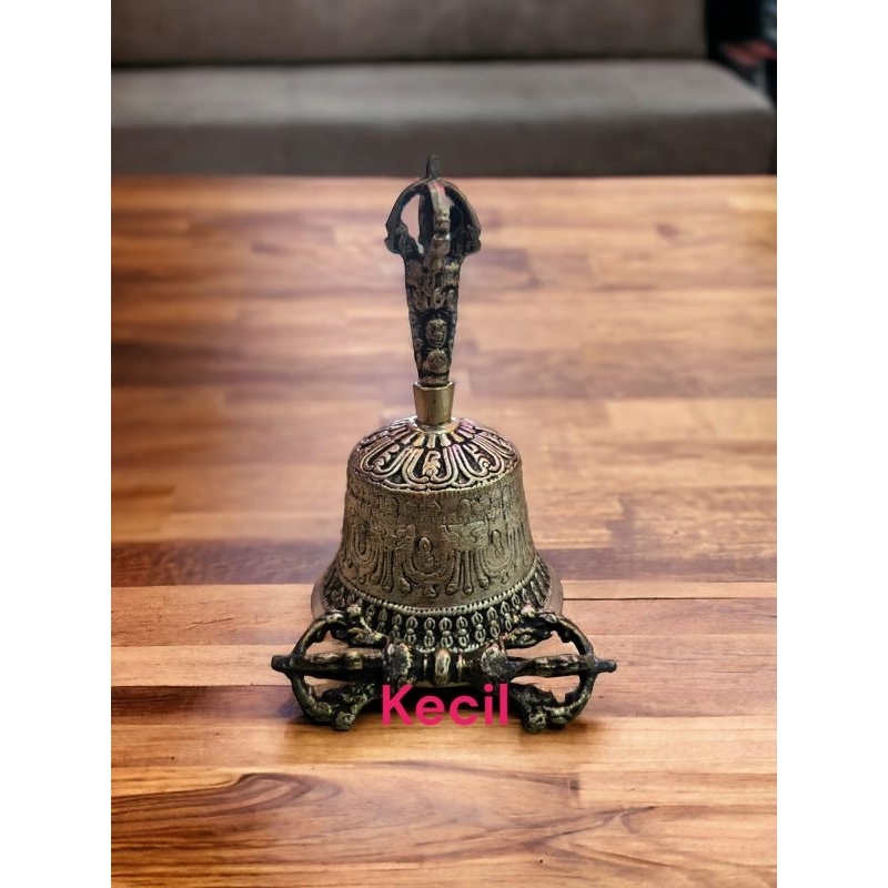 Lonceng Vajra (Vajra Bell) Tibetan 1 Set Seri Kecil