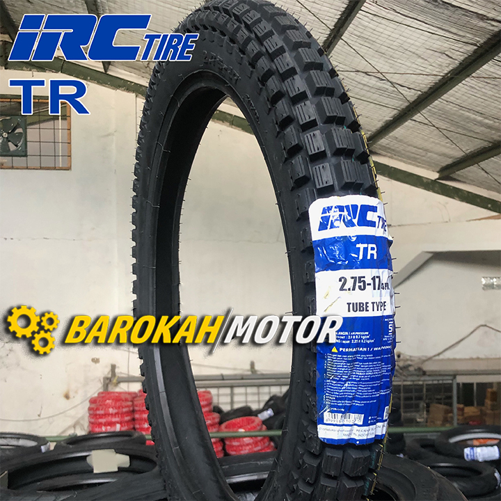BAN LUAR IRC TRAIL SEMI TRAIL BAN MOTOR CANGKUL 250-17 275-17 300-17 250-18 275-18 300-18 Tube Type