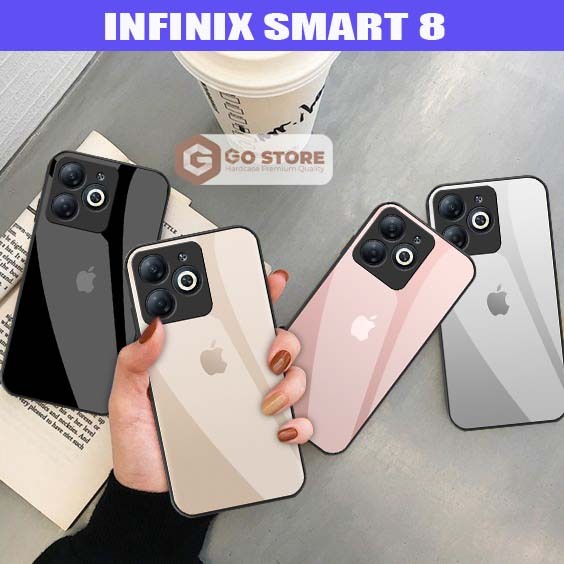 Softcase Infinix Smart 8 Terbaru 2023 - Casing Handphone infinix - Case Glass infinix