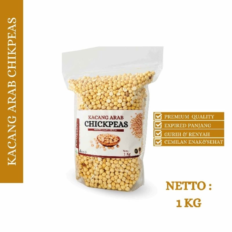 

Kacang Arab Chickpeas Panggang 1 Kg Premium Quality Original 100% Oleh Oleh Haji Umroh